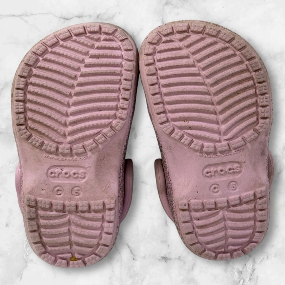 Baby Crocs Classic Glitter size 5 - Picture 4 of 5